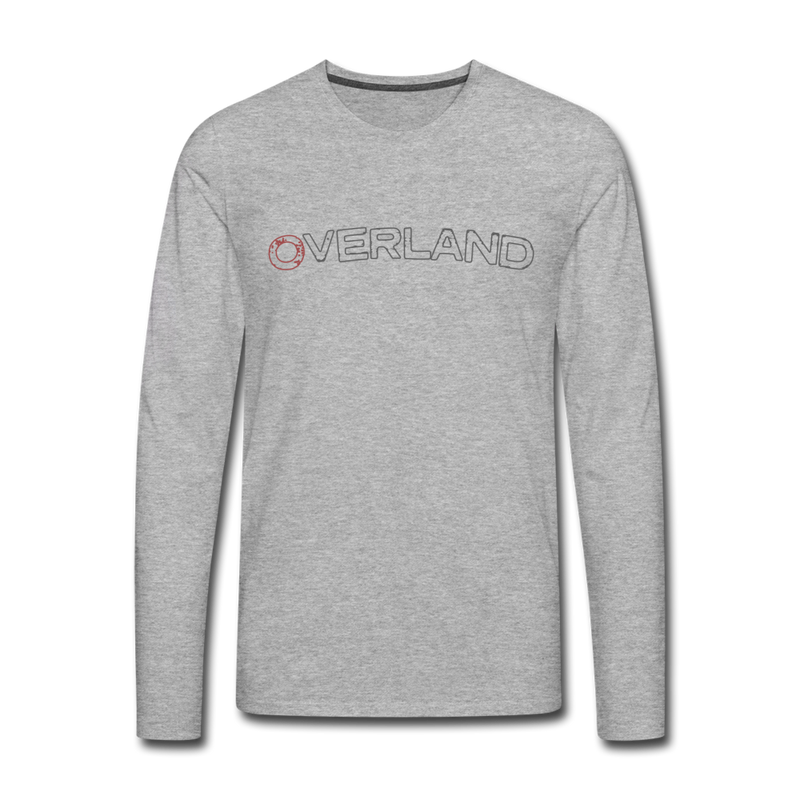 Load image into Gallery viewer, Hidden Overland Logo Front - heather gray
