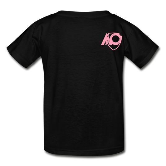 AO rainbow pink back - black