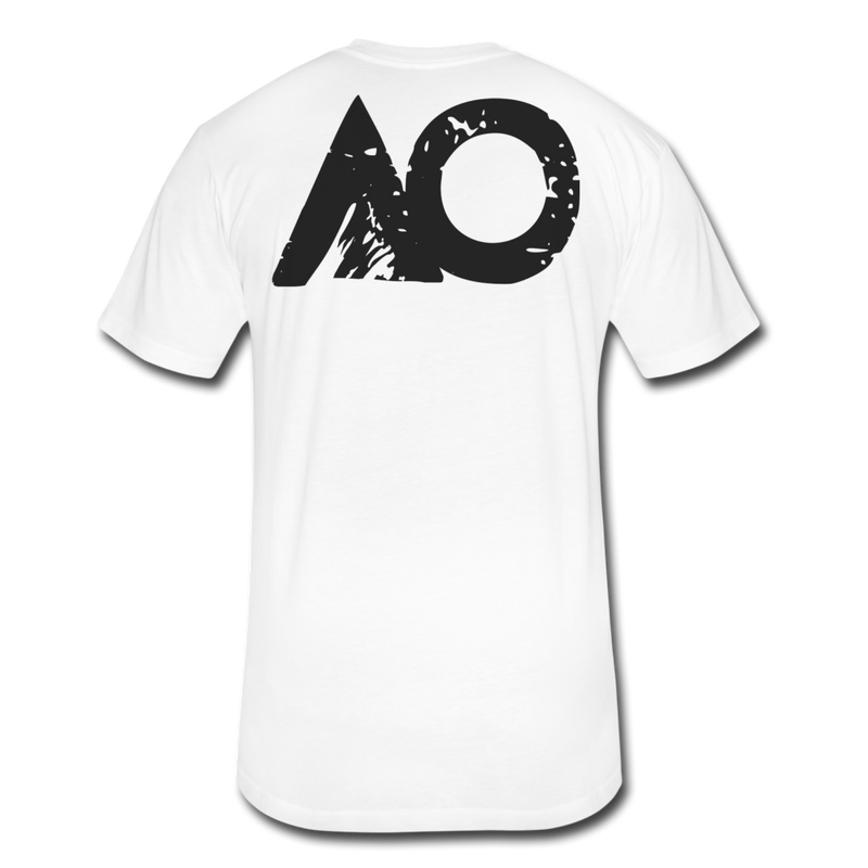 Load image into Gallery viewer, BLACKED OUT  Fitted Tee - white
