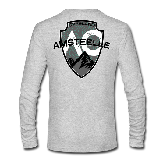 Men's Long Sleeve T-Shirt by Next Level - heather gray