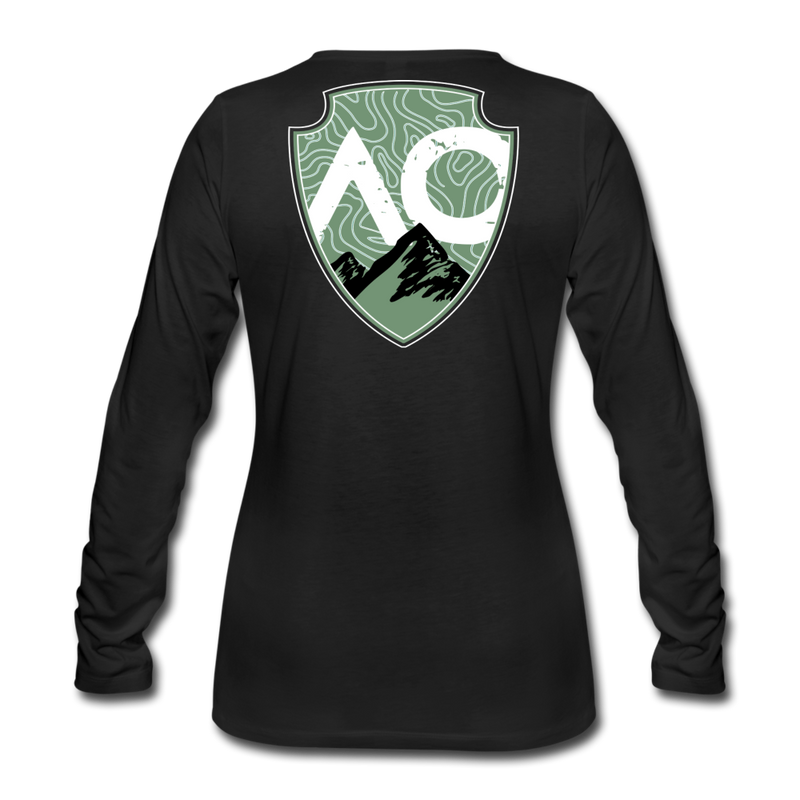 Load image into Gallery viewer, Women&#39;s Green Original Premium Long Sleeve T-Shirt - black
