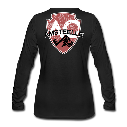 Women's Red Original Premium Long Sleeve T-Shirt - black