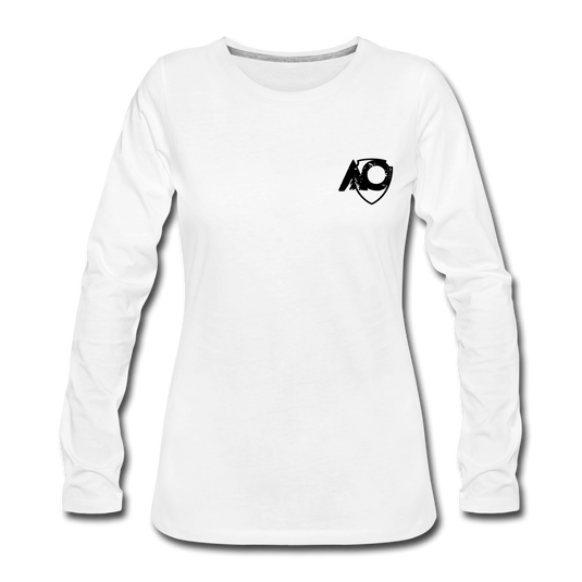 Women's Fantastic BLUE Premium Long Sleeve T-Shirt - white