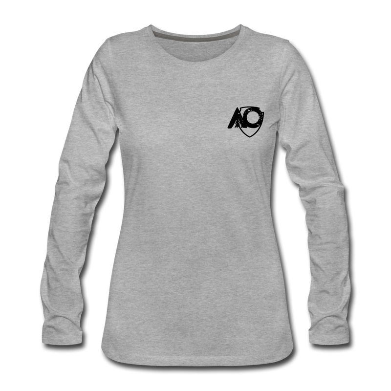 Load image into Gallery viewer, Women&#39;s Fantastic BLUE Premium Long Sleeve T-Shirt - heather gray
