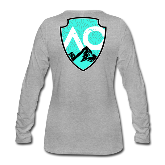 Women's Fantastic BLUE Premium Long Sleeve T-Shirt - heather gray