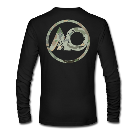 AO Camo GRAY Long Sleeve - black