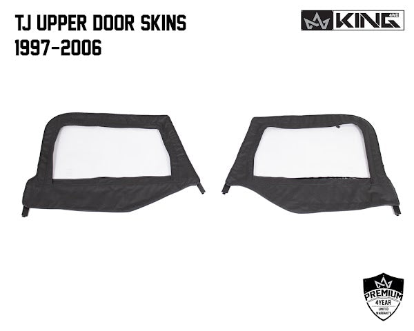 Load image into Gallery viewer, Replacement Soft Top With Tinted Upper Doors - Black Diamond - TJ
